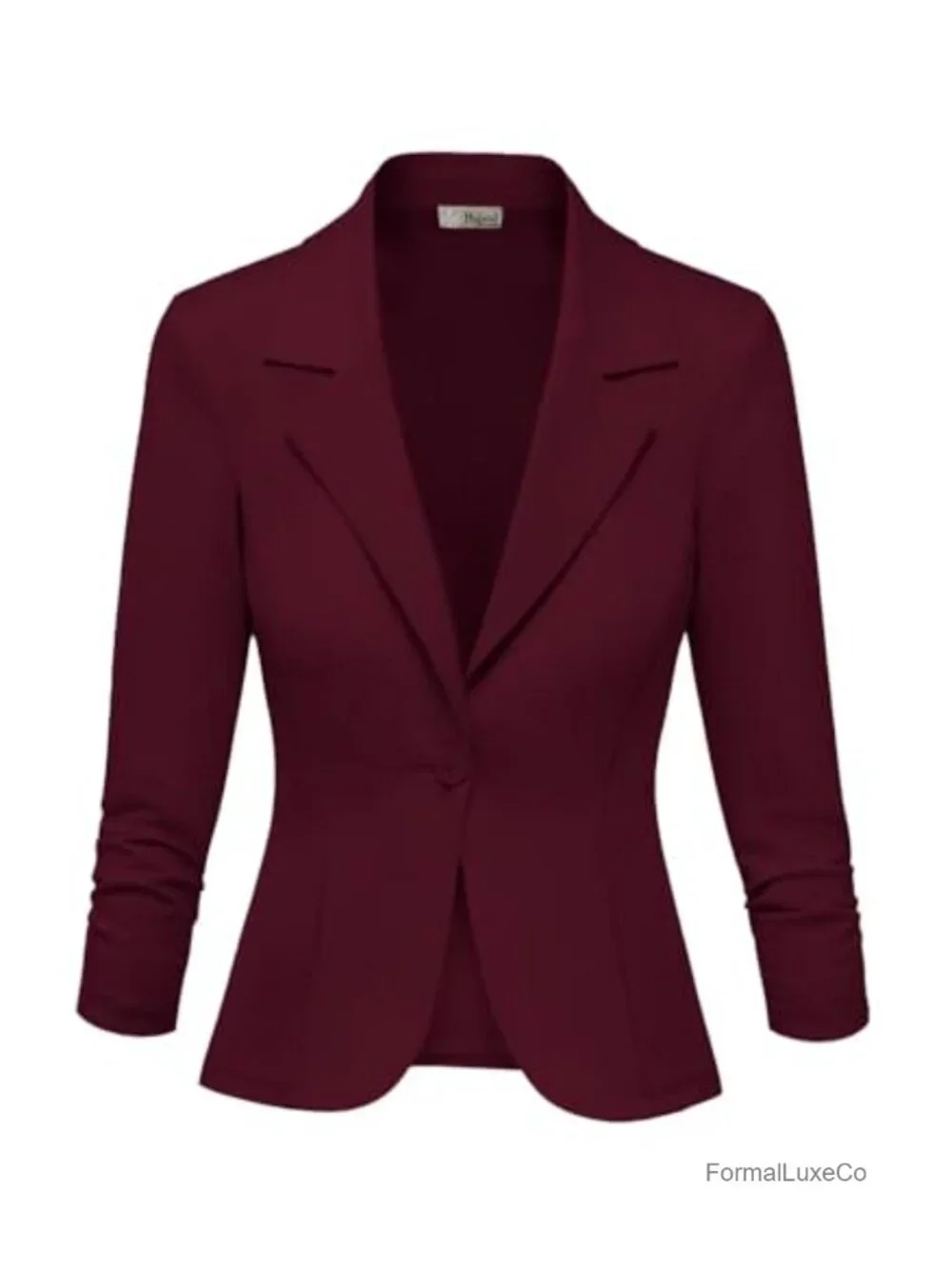 Womens Ponte Office Blazer Machine Washable Easy Care Lightweight